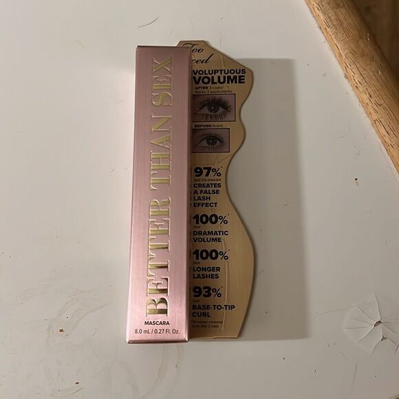 Too Faced Better Than Sex Full Sized Mascara - Picture 1 of 8